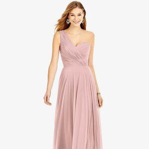 Dessy One-Shoulder Draped Chiffon Maxi Dress - Dani